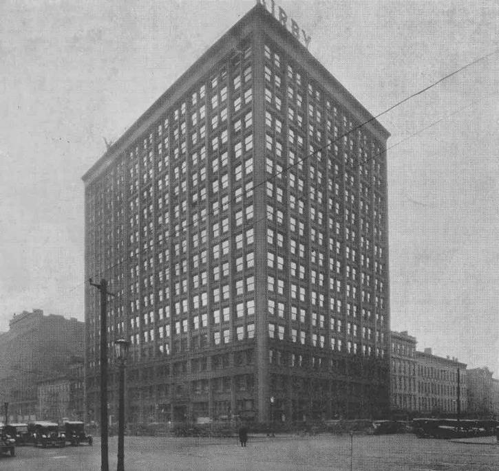 Josiah Kirby bought the building from Rockefeller in 1920 and renamed it the Kirby Building, then Rockefeller bought it back in 1923 and restored his namesake.